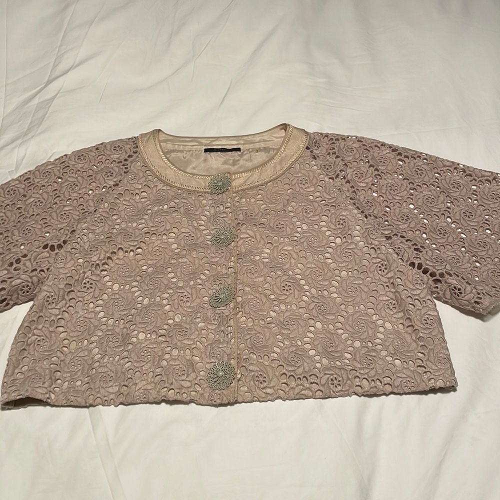 Ellie Tahari detailed top
